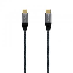 Aisens Cable USB3.2 Gen2X2 5A E-Mark CM-CM Gris 2M